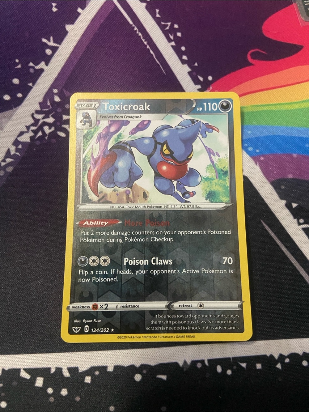 Rev holo Toxicroak (124/202)